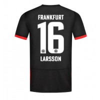 Eintracht Frankfurt Hugo Larsson #16 Bortedrakt 2024-25 Kortermet